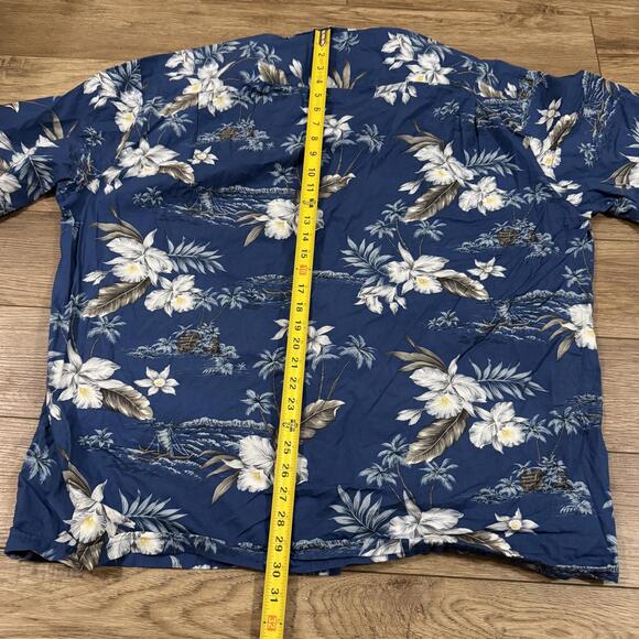 Vintage Hawaiian Winnie Fashions 70s 80s Button Up Shirt 3XL - Picture 8 of 8